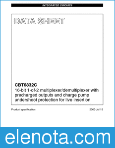 Philips CBT6832C datasheet