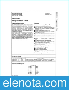 Fairchild CD4541BC datasheet