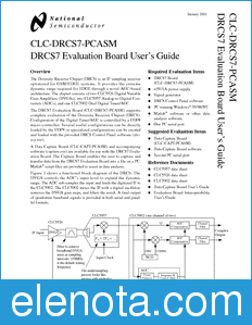 National Semiconductor CLC-DRCS7-PCASM datasheet