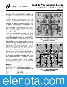 National Semiconductor CLC730024EB datasheet