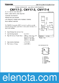 Toshiba CNY17-2 datasheet