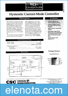 Cherry Semiconductor CS-324 datasheet