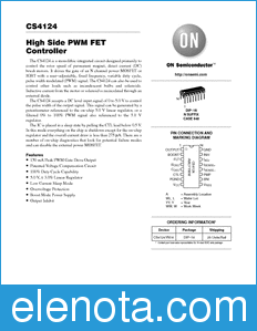 ON Semiconductor CS4124 datasheet