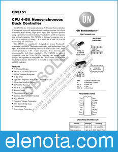ON Semiconductor CS5151 datasheet