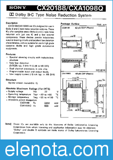 Sony Semiconductor CX20188