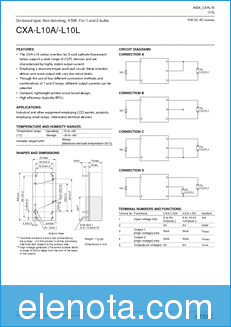 TDK Semiconductor CXA-L10A datasheet