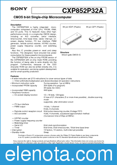 Sony Semiconductor CXP852P32A datasheet