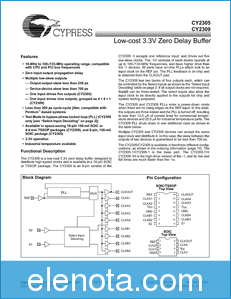 Cypress Semiconductor CY2305 datasheet