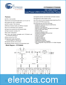 Cypress Semiconductor CY7C65620 datasheet