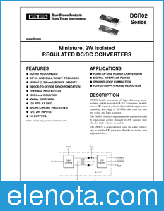 Texas Instruments DCP010505DB datasheet