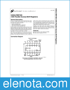 National Semiconductor DM5495 datasheet