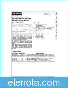 Fairchild  Semiconductor DM74LS138 datasheet