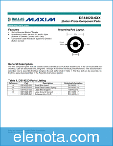 MAXIM - Dallas Semiconductor DS1402D-10 datasheet