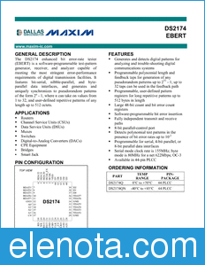 Maxim DS2174 datasheet