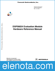 Freescale DSP56824EVMUM datasheet