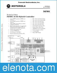 Freescale DSP56F801 datasheet