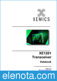 Xemics Databook datasheet