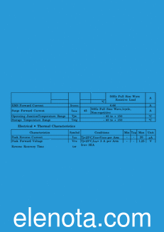 Nihon Inter Electronics EA61FC4-F datasheet
