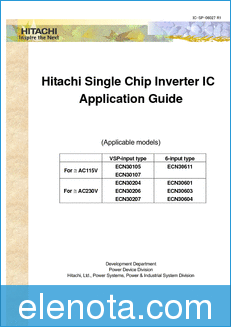 Hitachi ECN30105 datasheet