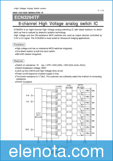 Hitachi ECN3294TF datasheet