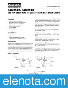 Fairchild FAN2512x26 datasheet