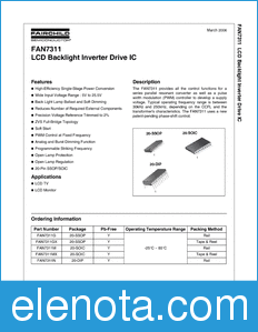Fairchild FAN7311 datasheet