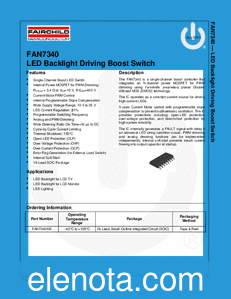 Fairchild  Semiconductor FAN7340 datasheet