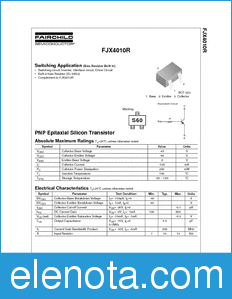 Fairchild FJX4010R datasheet