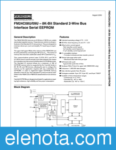 Fairchild FM24C09U datasheet