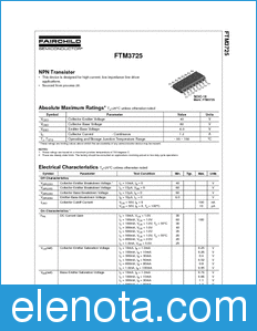 Fairchild FTM3725 datasheet