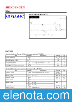 Shindengen G1V(A)14C datasheet