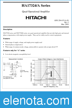 Hitachi HA17324AF datasheet