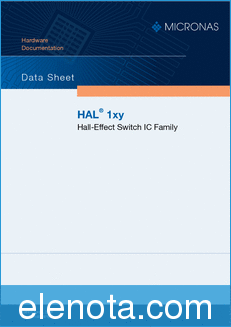 Micronas HAL101 datasheet