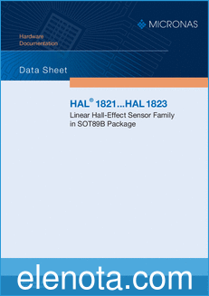Micronas HAL1821 datasheet