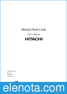Hitachi HB288032A5 datasheet