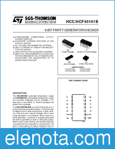 STMicroelectronics HCF40101M013TR datasheet