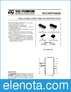 STMicroelectronics HCF4085M013TR datasheet