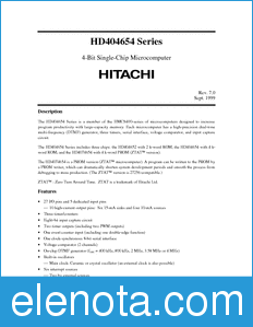 Hitachi HD404652 datasheet