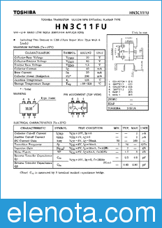 Toshiba HN3C11FU datasheet