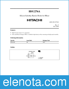 Hitachi HSU276A datasheet
