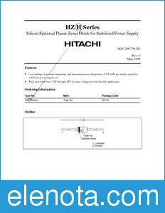 Hitachi HZ11(H)C3 datasheet