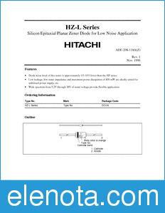 Hitachi HZ12B2L datasheet