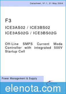 Infineon Technologies AG ICE3BS02 datasheet