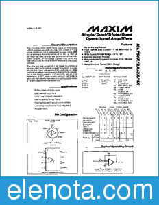 Maxim ICL7611 datasheet