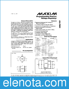 Maxim ICL7663 datasheet