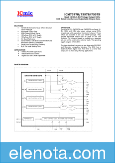 IC Microsystems ICM7357B datasheet