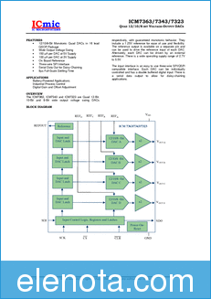 IC Microsystems ICM7363 datasheet