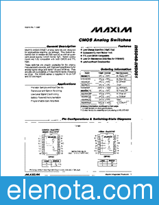 Maxim IH5048 datasheet