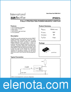 International Rectifier IPS021L datasheet