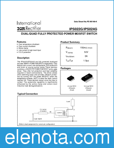 International Rectifier IPS022G datasheet